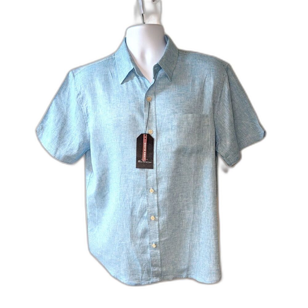 Ben Sherman Linen Shirt, size L